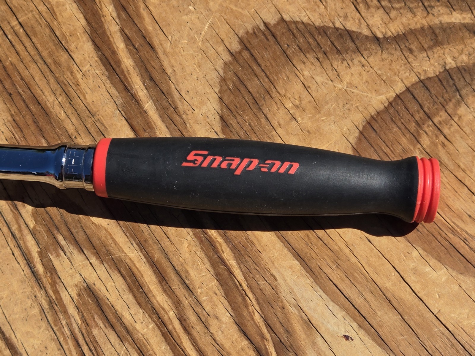 Snap-on Tools USA 3/8″ Drive Soft Cushion Grip Flex Head RED Ratchet FHF80 EXC