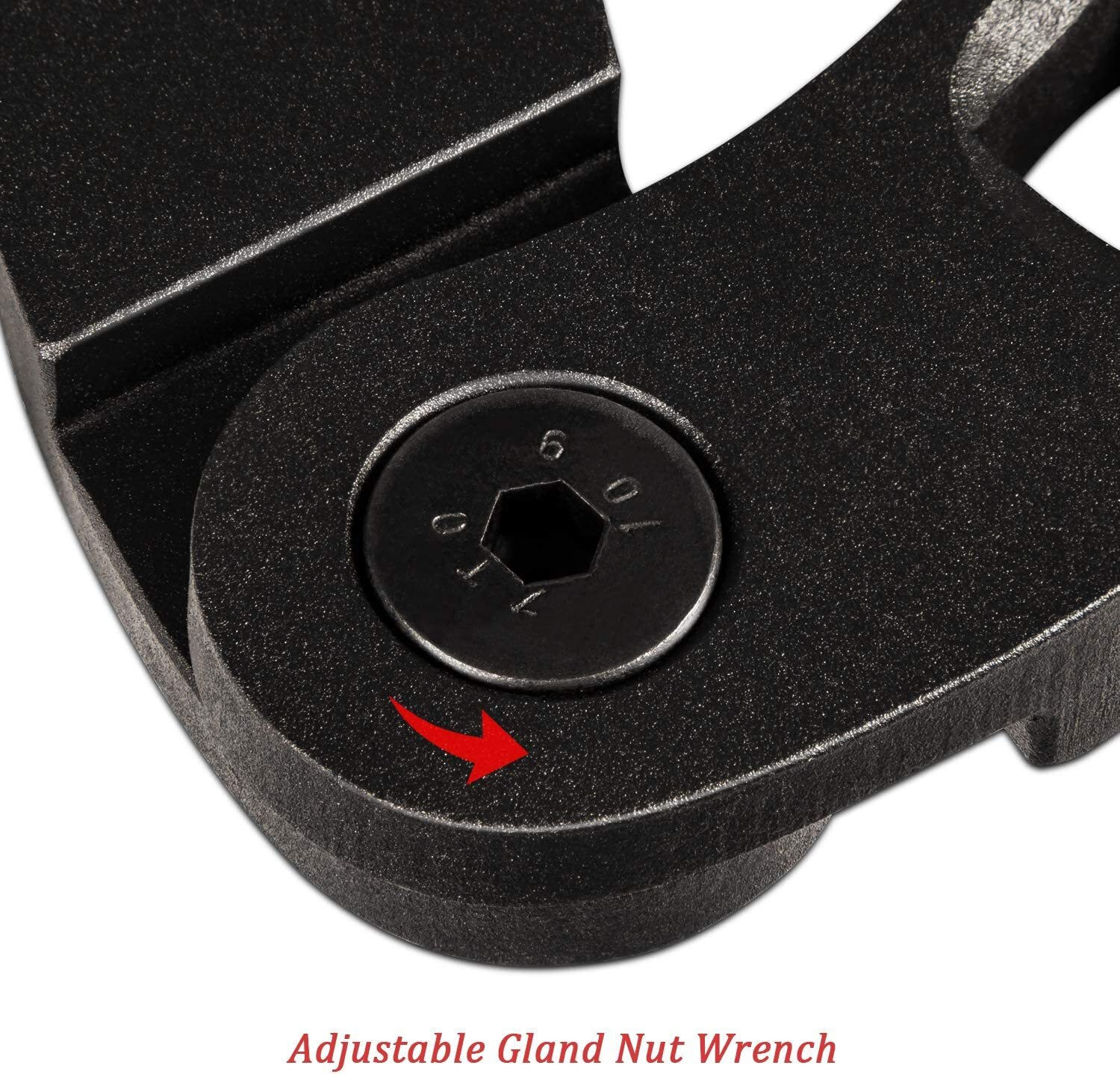 Adjustable Gland Nut Wrench 1266 Pin Spanner Tools for Hydraulic Cylinders