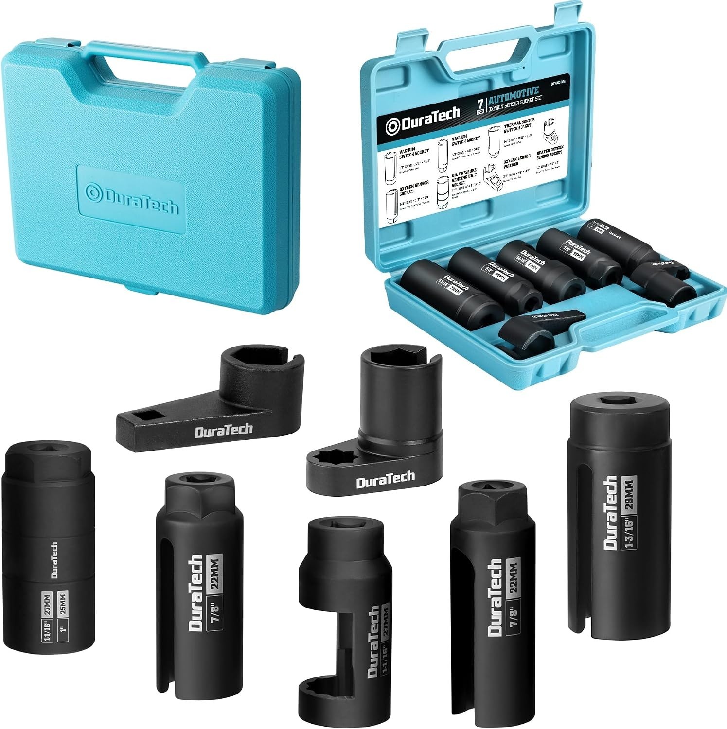 7PCS O2 Sensor & Oil Pressure Socket Set – Wide Application