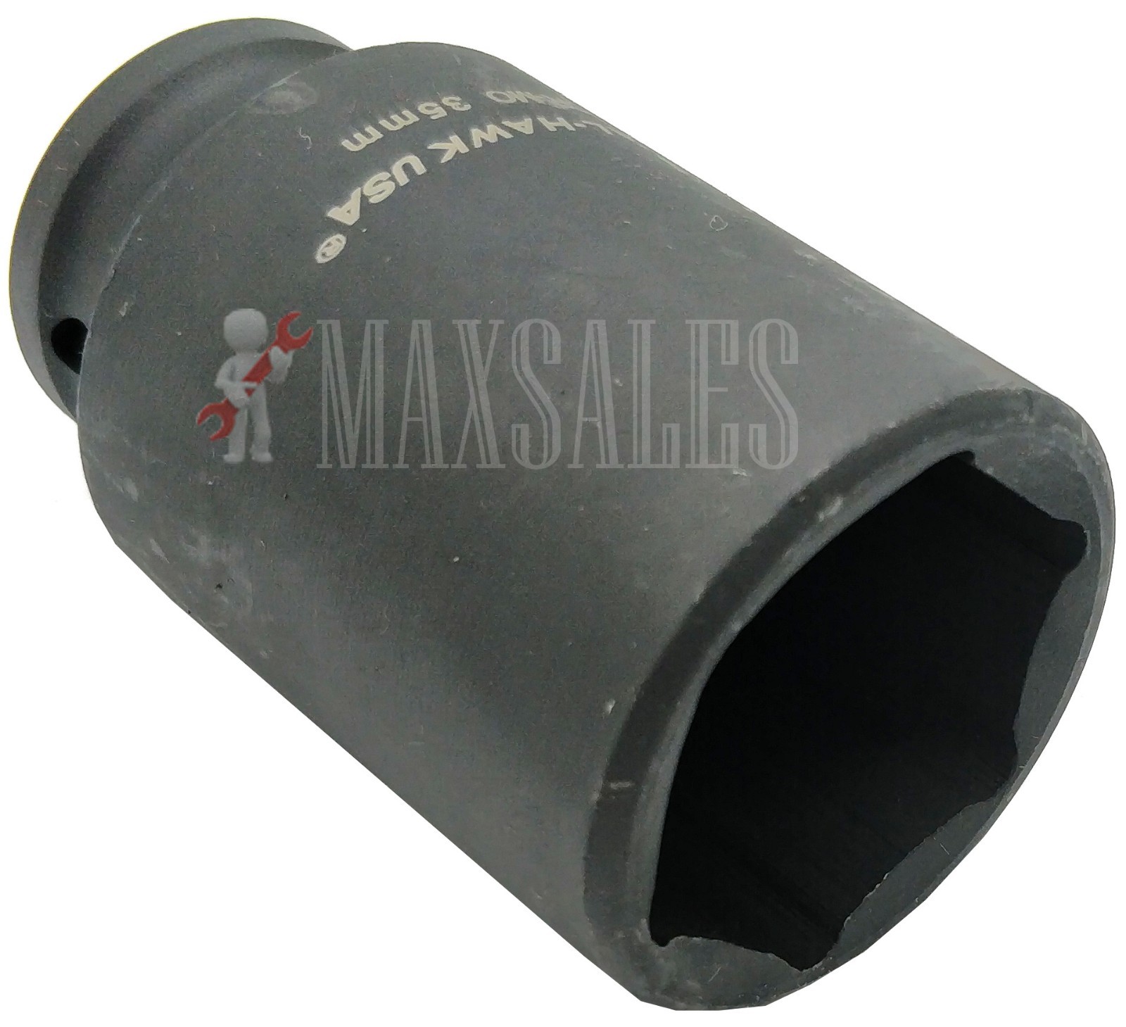1/2″ DR DEEP IMPACT SPINDLE AXLE NUT SOCKET 6-POINT CR-MO (CHOOSE YOUR SIZE)