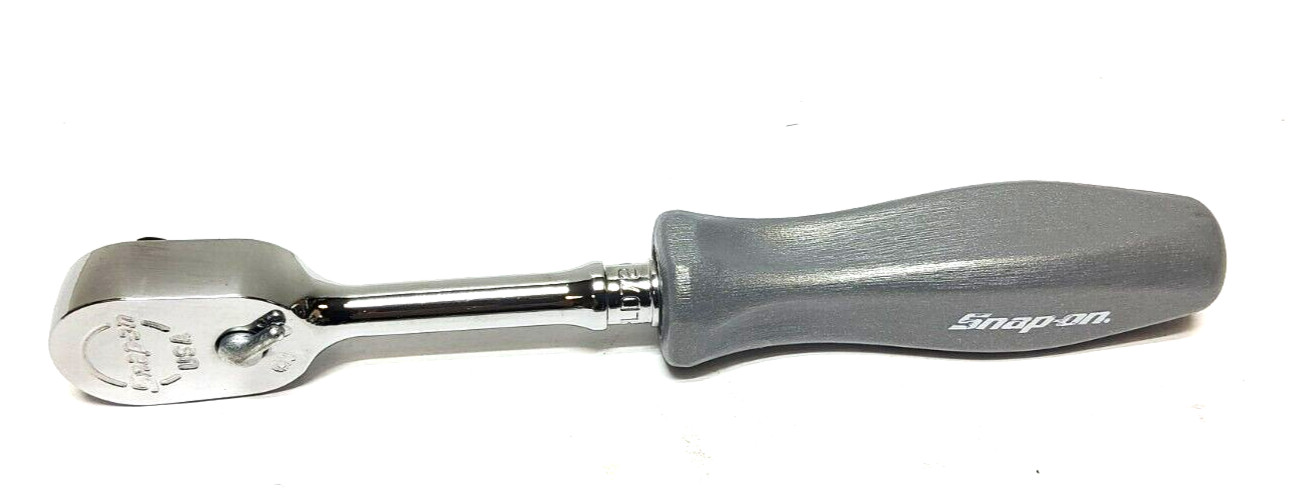 NEW Snap-on™ 1/4″ drive 6 7/8″ long Grey Handled Ratchet THLD72DT Dual 80 Tech