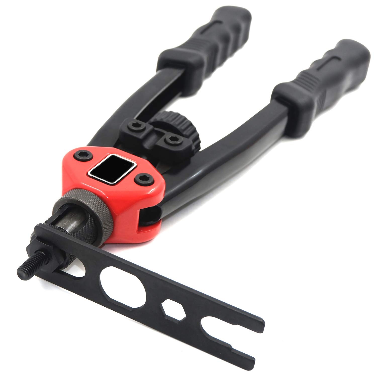 HTTMT- Hand Nut Riveter 330mm 13″ Rivet Gun Kit Rivnut Thread 13 inch, Black