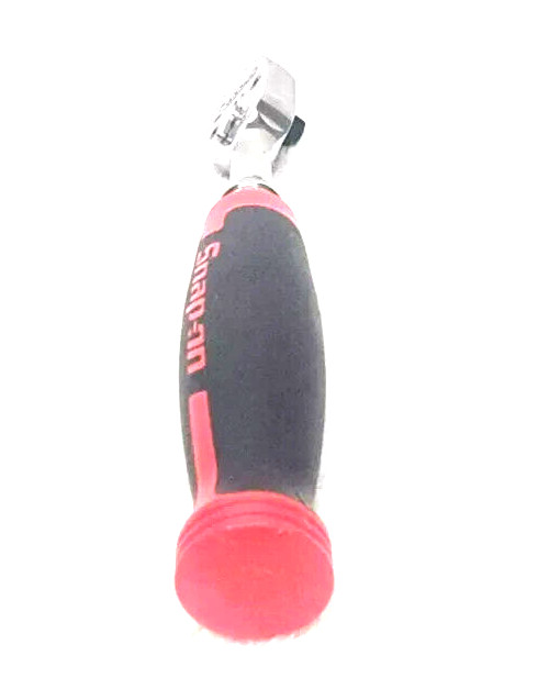 New Snap-on™ 3/8″ Drive Red Soft Grip Chrome 9″ Ratchet FH80 Dual 80 Tech