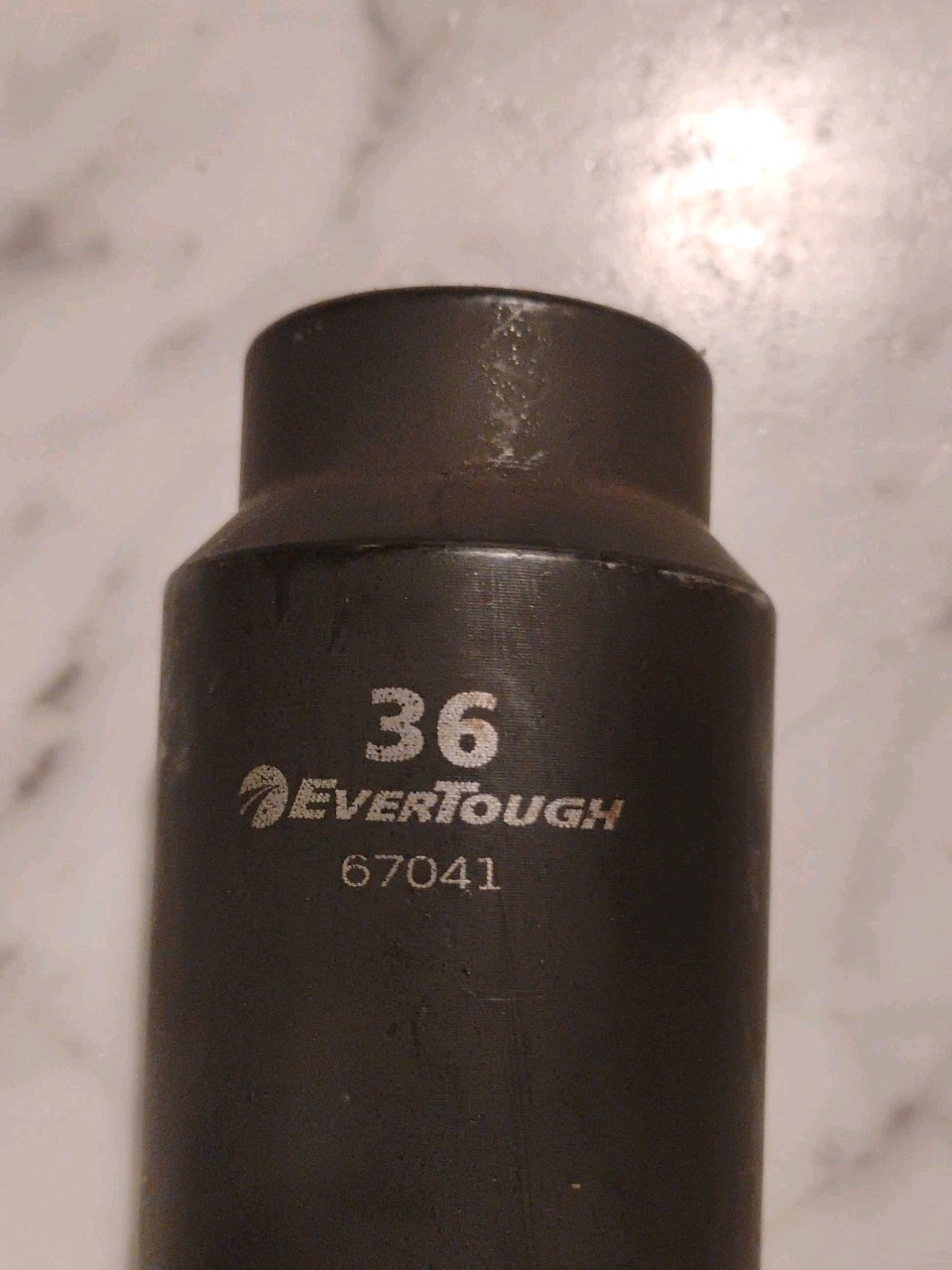 Ever-Tough 36 MM Deep Well Impact Socket Anti Rounding Six (6) Point Design