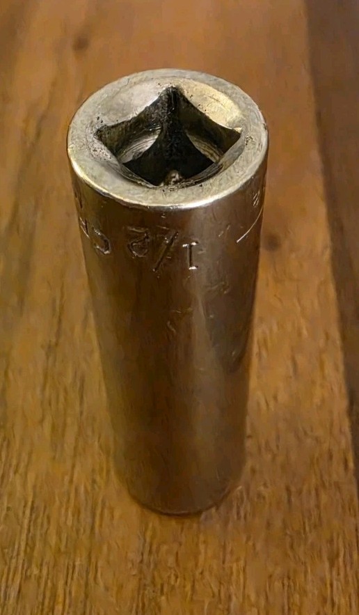 Craftsman USA 1/2″ Deep Well Socket 12 Point 3/8″ Drive Inverted G1 43312
