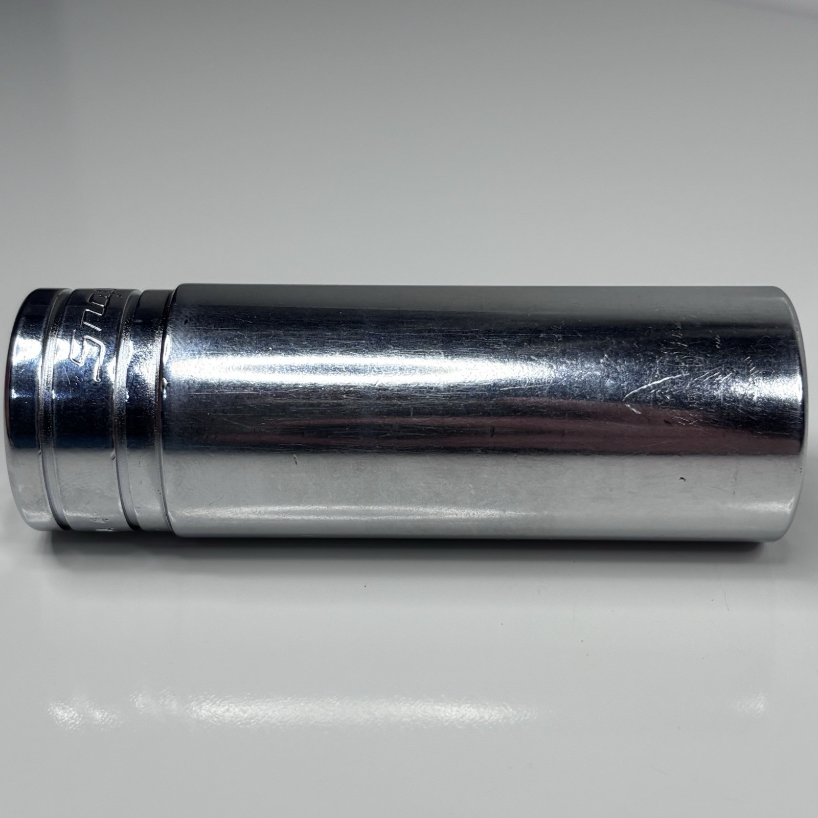 Snap On Tool S261 1/2 Dr 12Pt SAE 13/16 Flank Dr Deep Chrome Socket USA 1994 VGC
