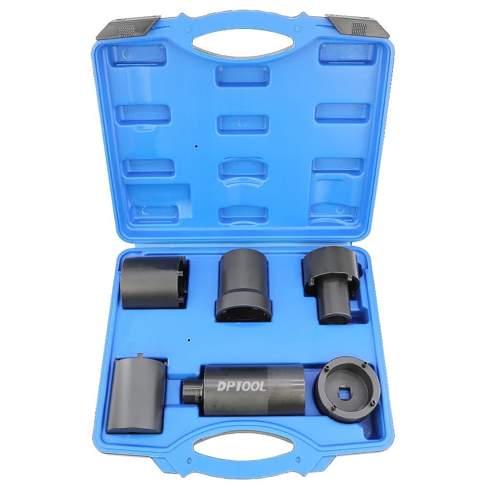 DPTOOL Spindle Nut Socket Tool Kit 6 Pcs Axle Lock Nut Socket Set 1/2” Drive …