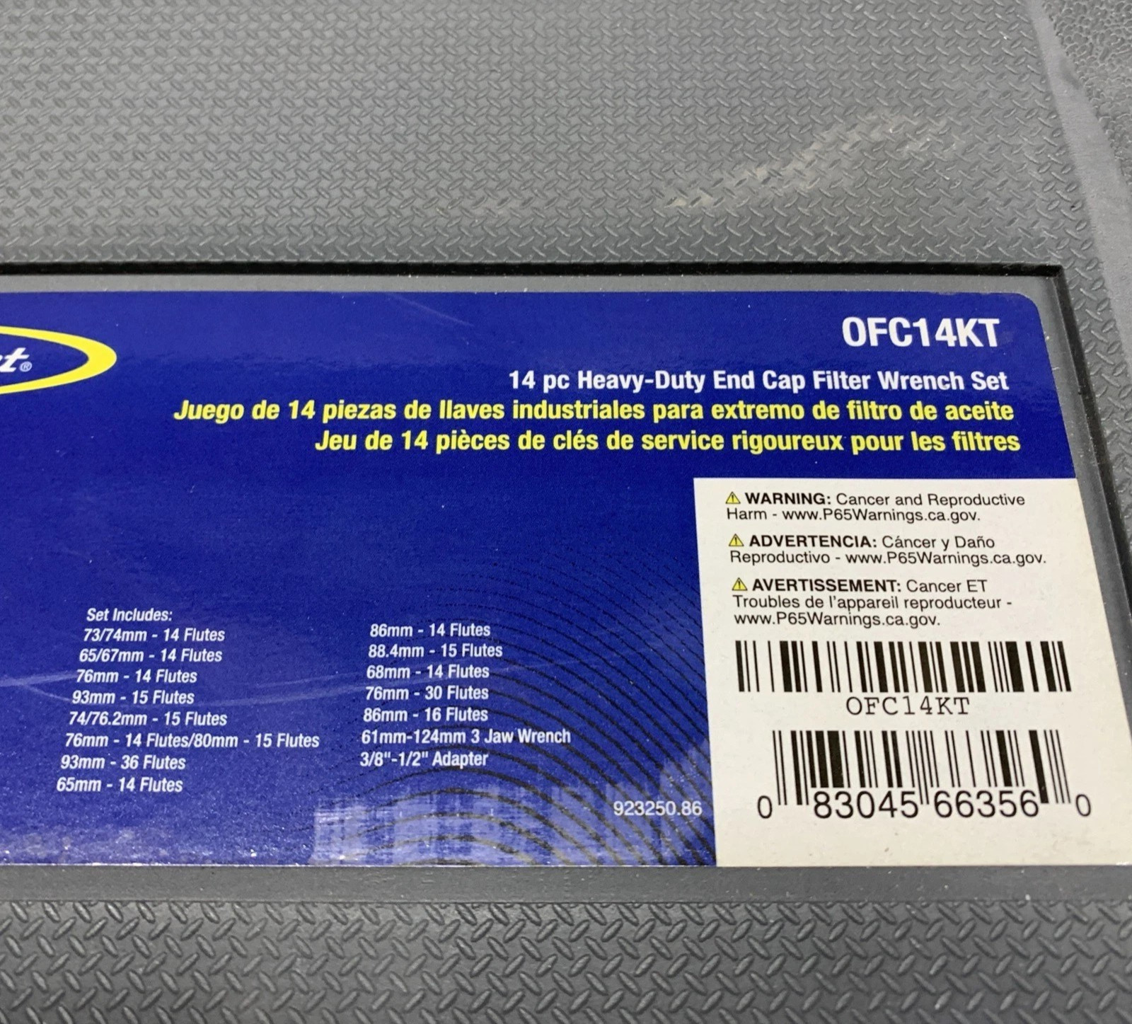 New Blue-Point by Snap-on™ 14 pc Heavy-Duty End Cap Filter Wrench Set OFC14KT