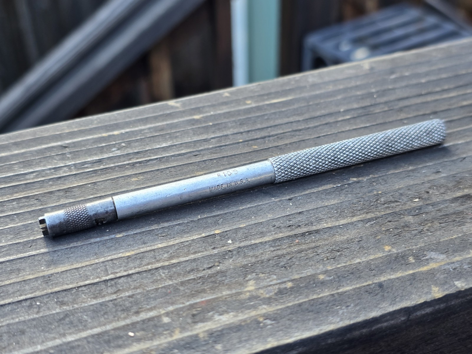 UNBRANDED #159 Screw Starter Flat Blade Slotted 5″ Long Vintage USA