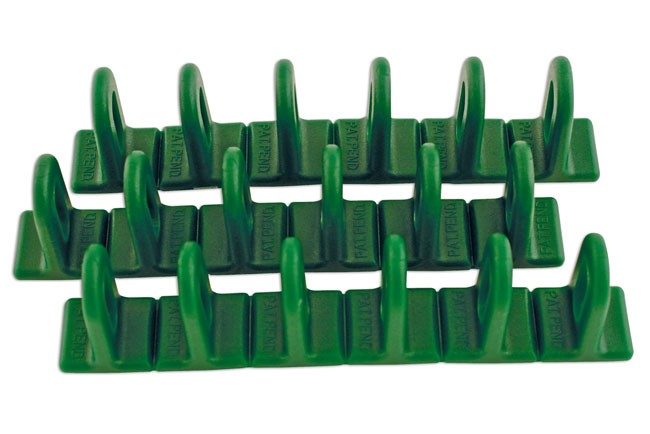 POWER-TEC 92350 Green Multipads 23 x 26Mm High Density Synthetic Nylon 3 Pieces