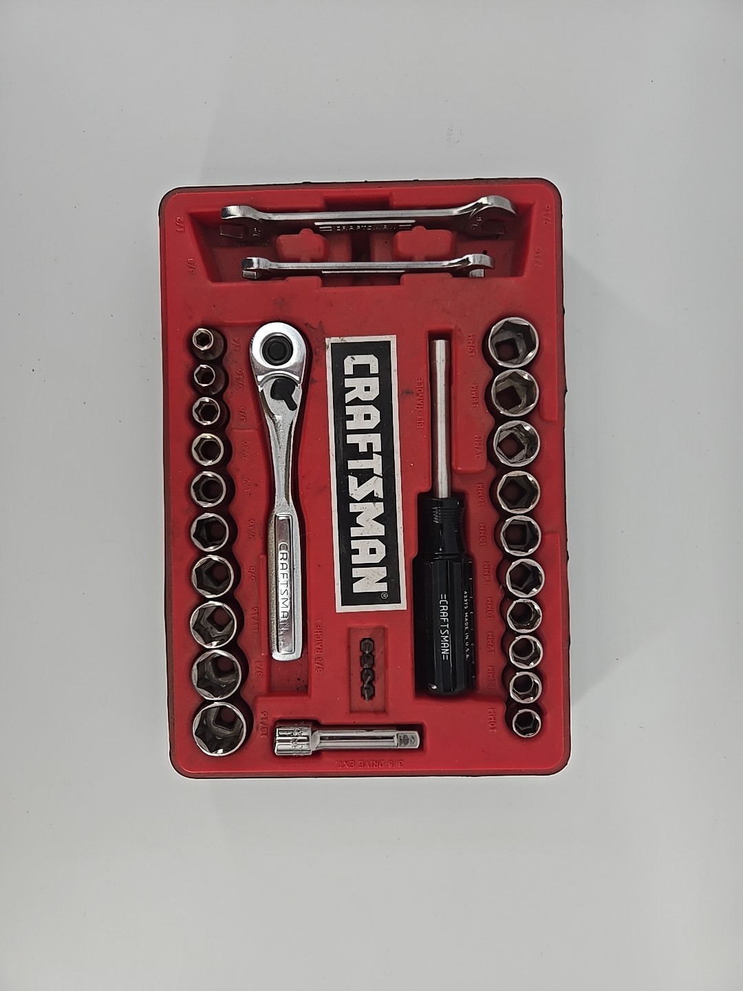 Lot of 50 Craftsman Tools Sockets Extenders Adapters & More +9 Other Brands READ
