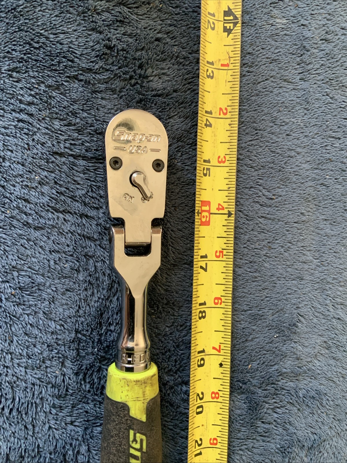 Snap On Fhfd100, 3/8” Drive Swivel Head Ratchet, Yellow….works Fine…
