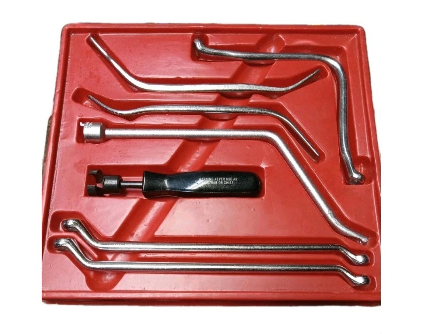Snap-on BTK7A 7 Pc SAE Metric General Brake Service Tool Set USA Mechanic Clean
