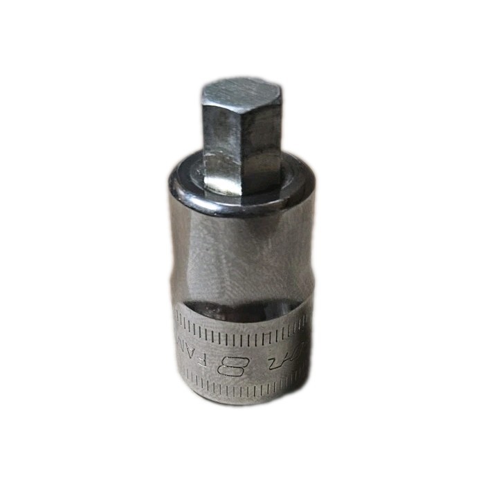 Snap-on Tools USA 3/8″ Drive 8mm Metric STUBBY Hex Bit Chrome Socket FAMXS8E