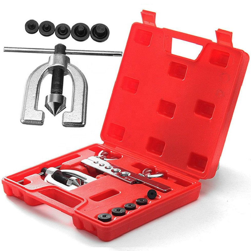 Double Flaring Copper Aluminum Soft Steel Brake Line & Brass Tubing Tool Kit