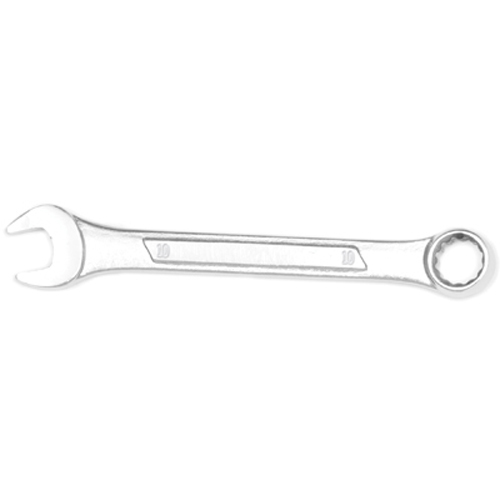 Performance Tool W312C Chrome Comb. Wrench, 10mm, with 12 Pt Box End, 4-7/8″ Lg