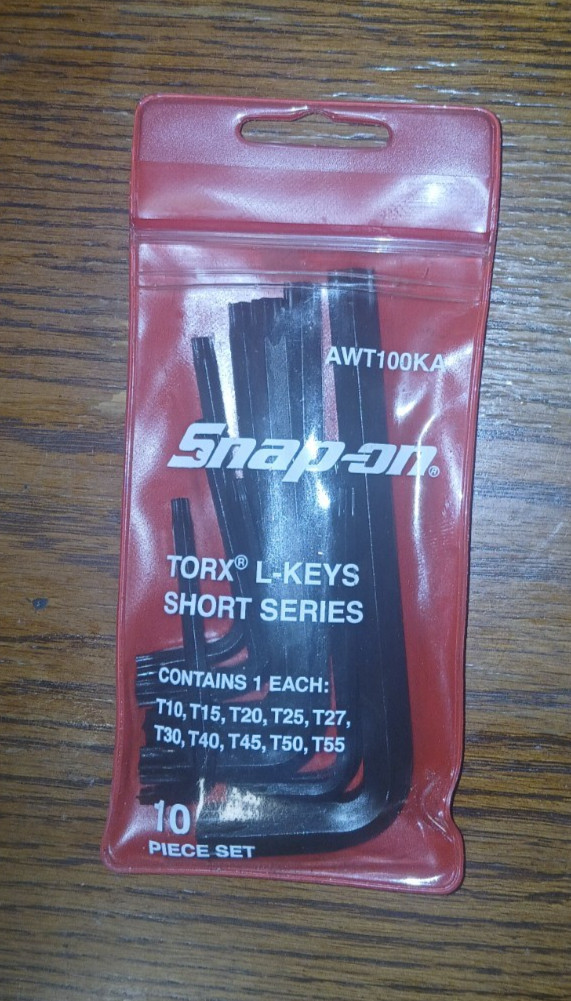 10 pc TORX® L-Shaped Wrench Set AWT100KA Snap On