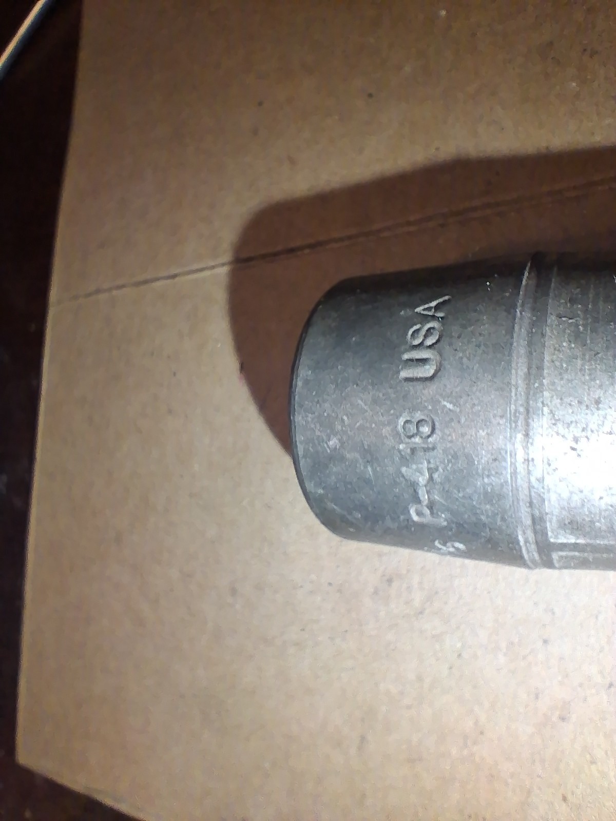 Vintage Snap On P418 9/16” Double Square impact Socket 1/2” Drive USA