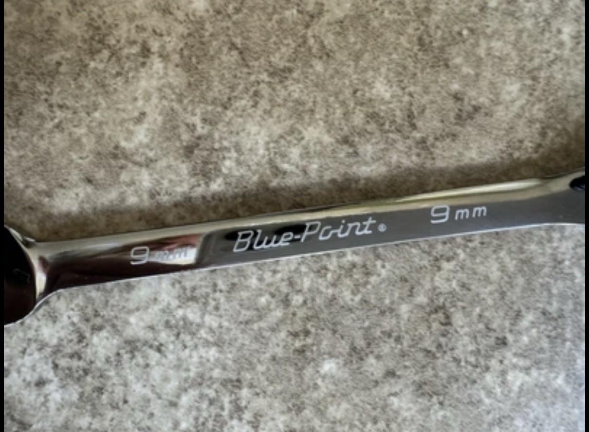 🔵 NEW Blue-Point 9mm 12-Point Metric 15° Offset Reversable Ratcheting Wrench