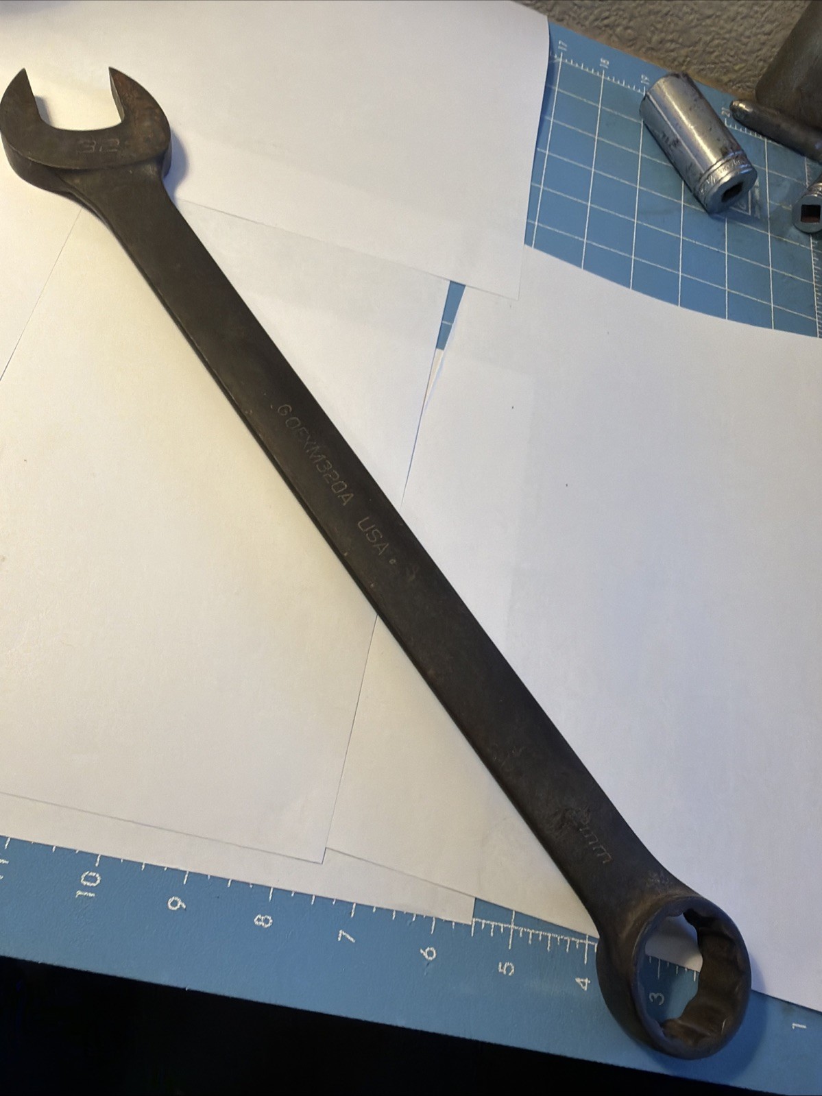 Snap On 32mm 12-Point Metric Combination Wrench GOEXM320A Industrial Finish
