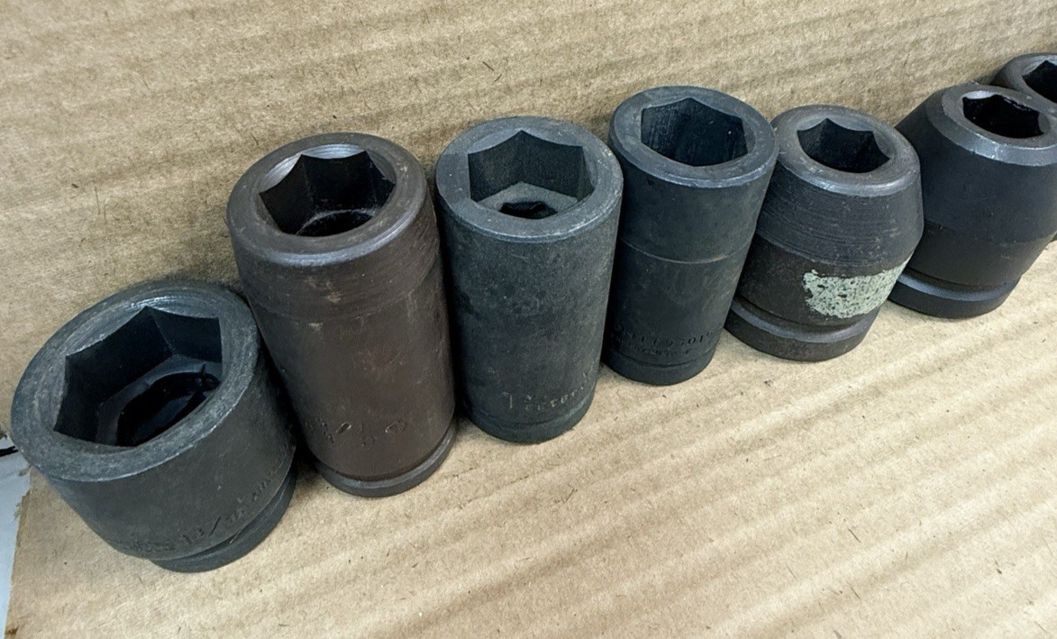 Heavy Duty USA Tool 1” & 3/4″ Impacting Socket 13pc Set Built To Last