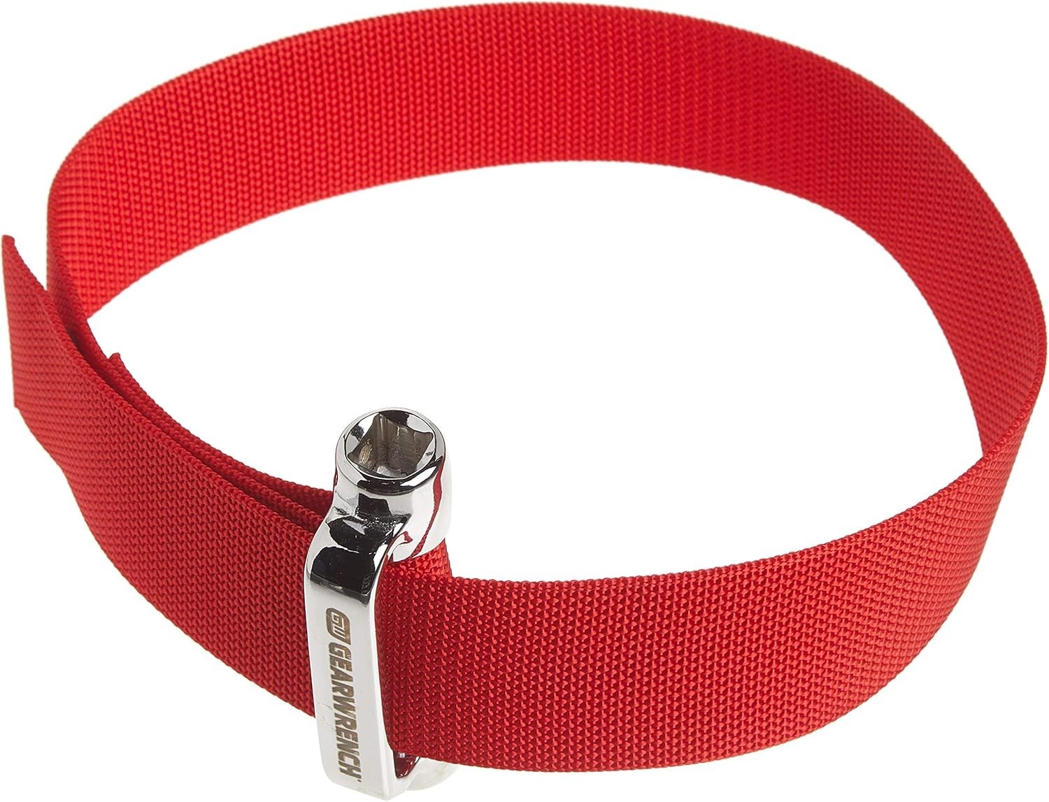 Heavy Duty Oil Filter Strap Wrench Chrome Plated Nylon Handle 32 Inches