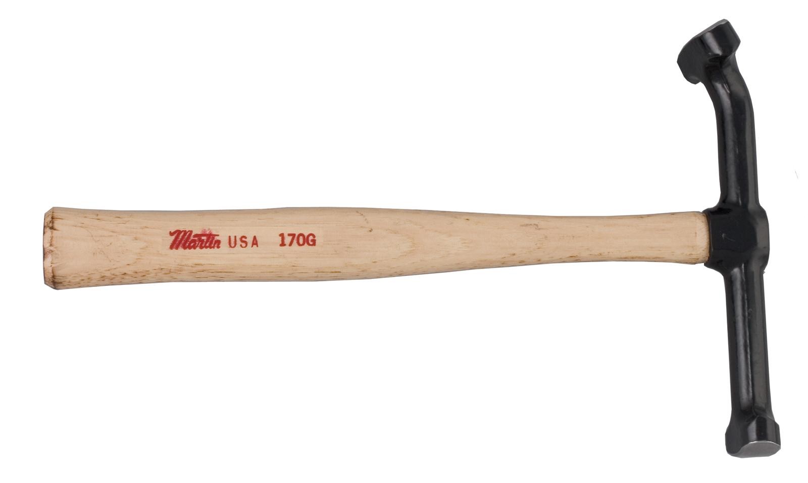 Martin Tool Auto Body Tool Door Skin Hammer Forged Steel Hickory Handle Ea 170G