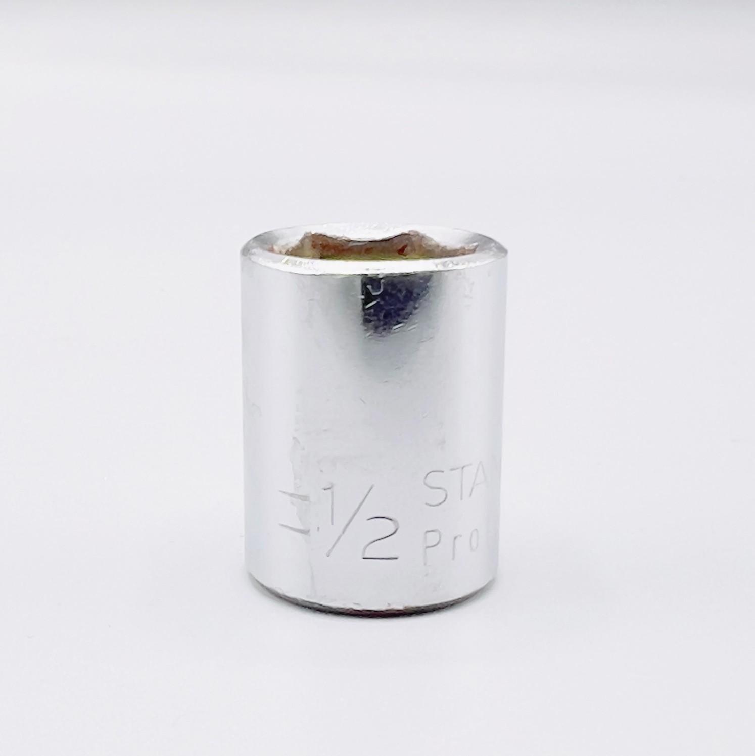 STANLEY Professional 1/2″ SAE, 6-Point 3/8″ Drive Chrome Shallow Socket #86-264