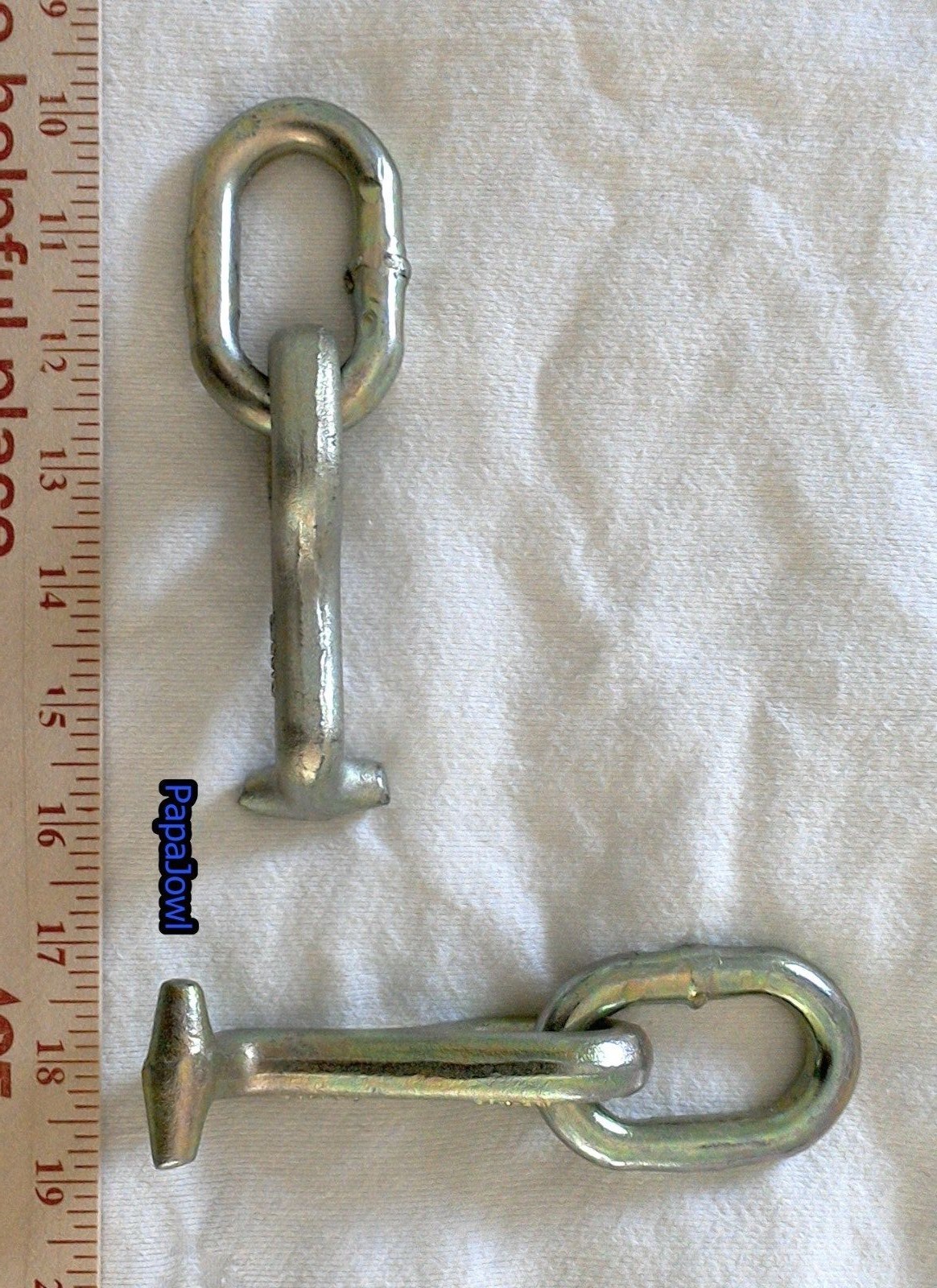 (4) Frame Grab Hooks 5/16G7 Alloy Auto Transport Hauling Tie Down Repair Shop