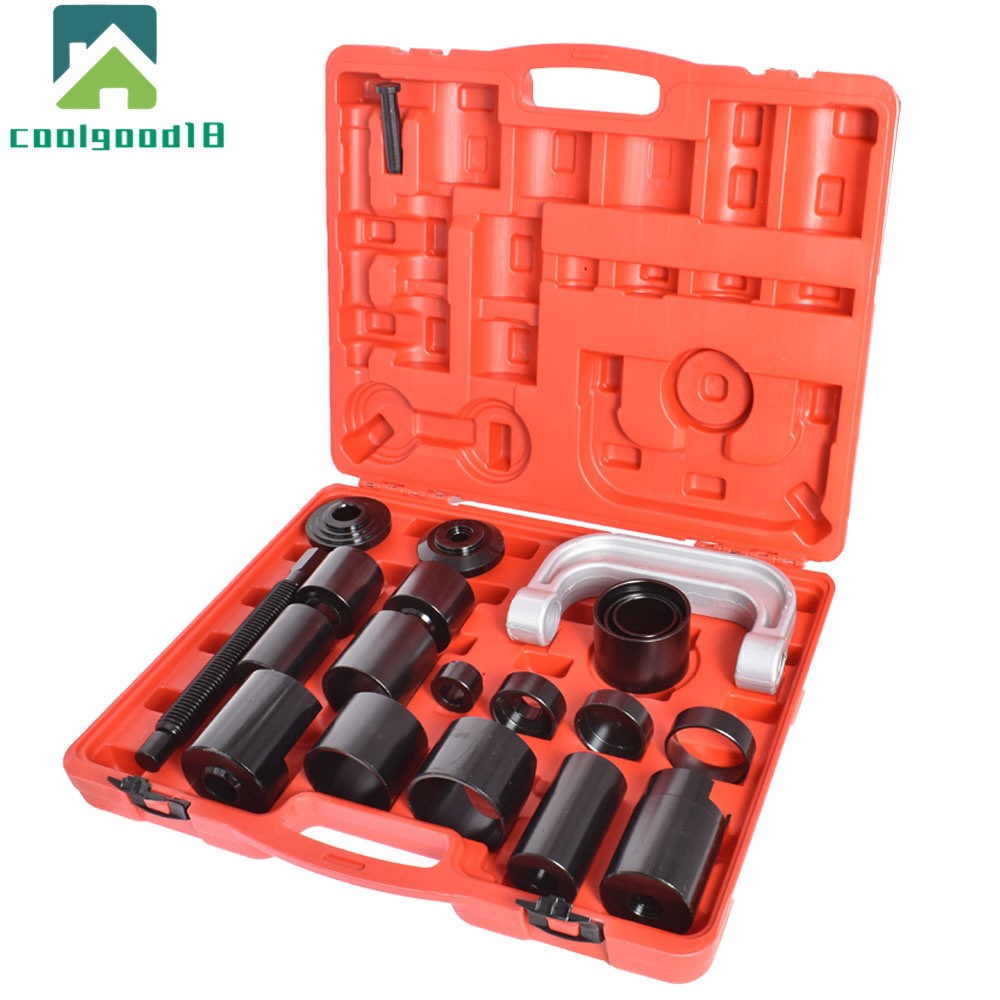 21PC AUTO C-PRESS BALL JOINT MASTER SET SERVICE KIT REMOVAL INSTALLER 2/4WD
