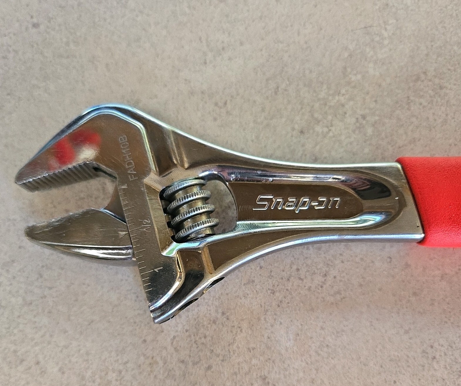 SNAP ON Tools 10″ Adjustable Wrench Crescent FADH10B Made in Spain