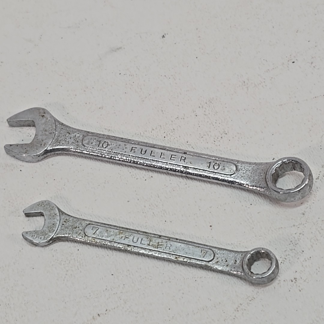 2 Fuller Japan KTC Combination Metric Wrenches 12 Point 10mm & 7mm