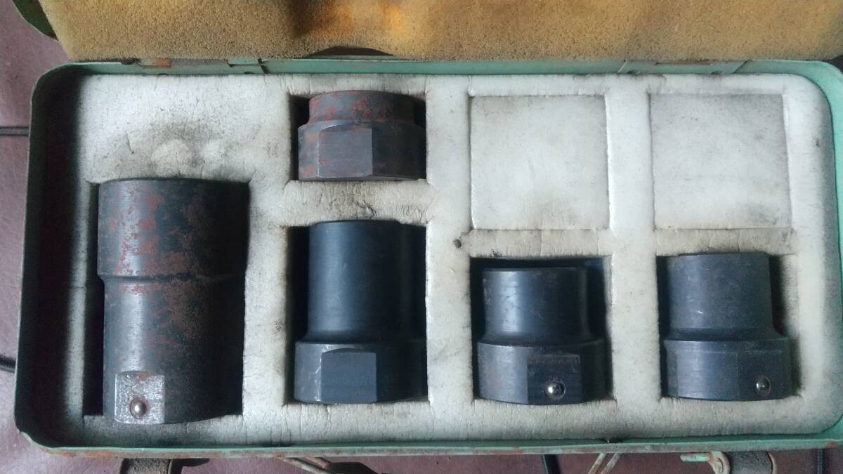 Vintage KTC Nissan Engine Crank Wrench Set Type A & L Socket Tool Made in Japan