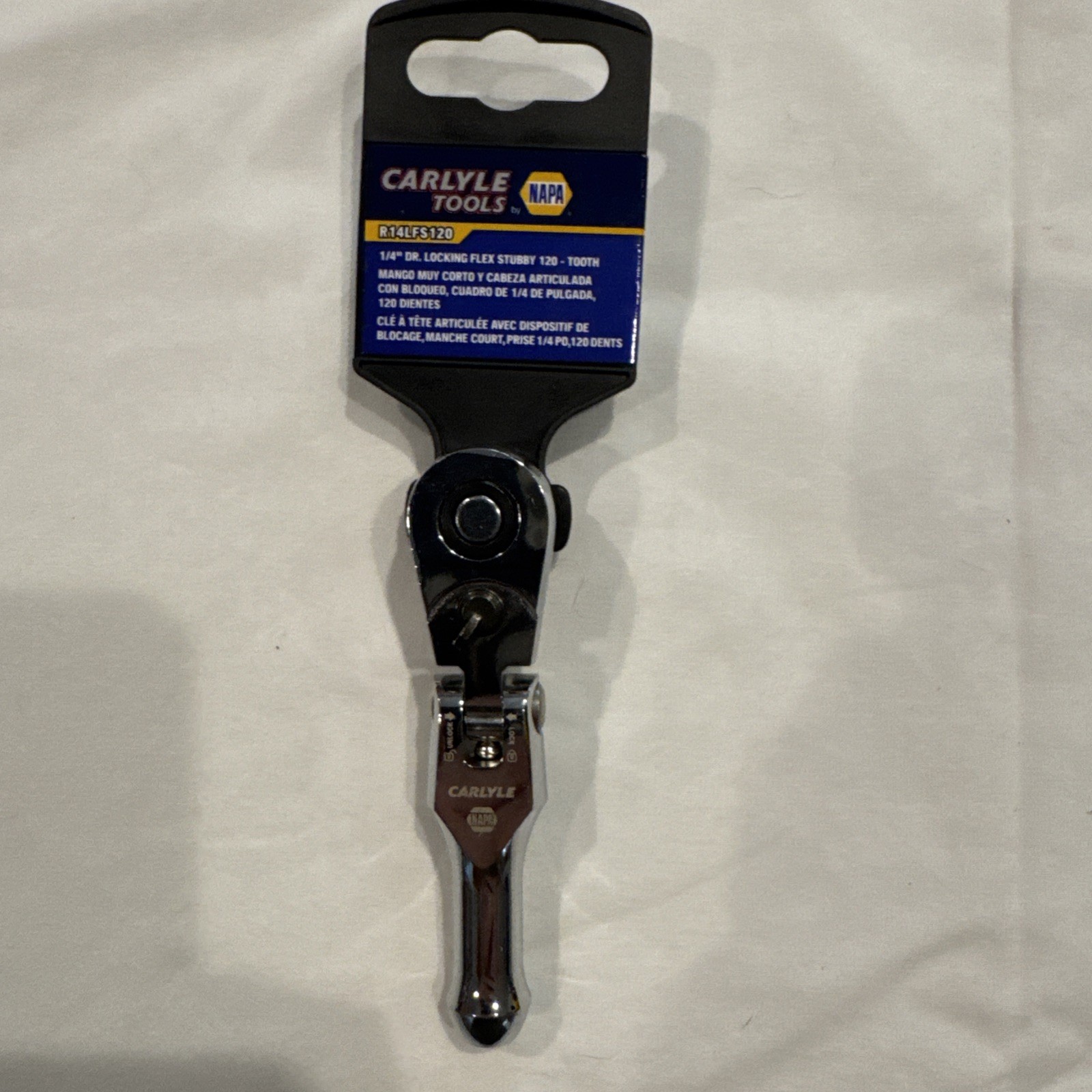 Carlyle Napa Tools 1/4″ Locking Flex Stubby R14lfs120 Cr14lfs120