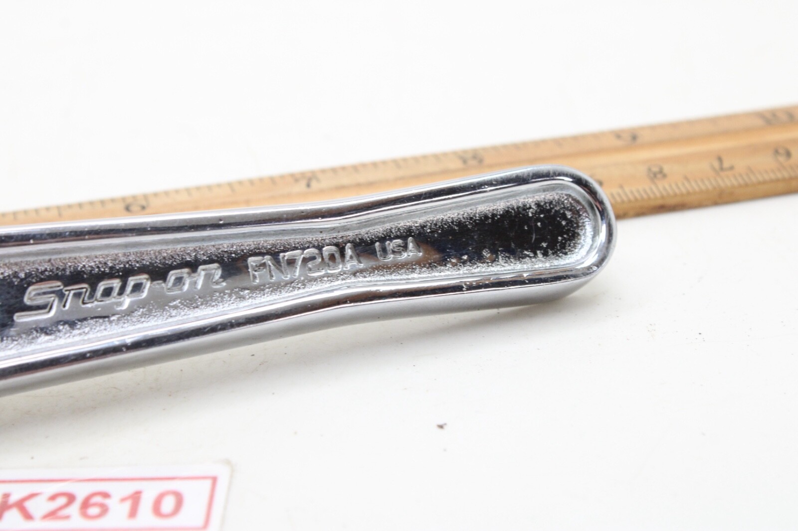 Snap-on FN720A 3/8″ Drive 6″ Long Chrome Short Handle Ratchet USA