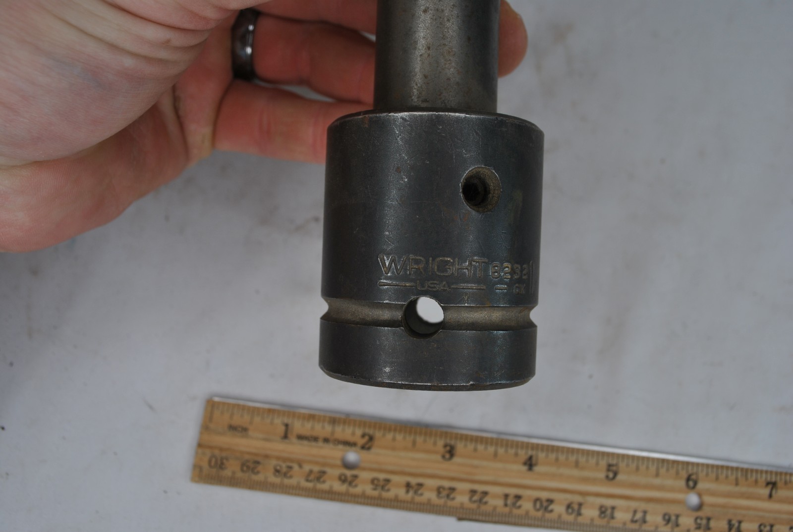 Wright Tool 8232 1-Inch Drive 1-Inch Hex Bit Socket, Impact Socket