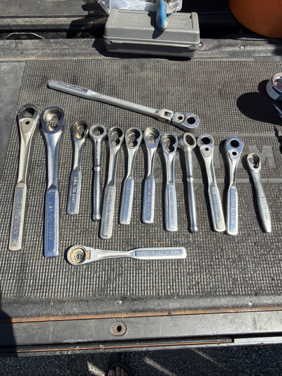 (14) Sears Craftsman Ratchet Bodies ONLY NO GUTS 1/2” Drive 3/8” & 1/4” Plus Flx