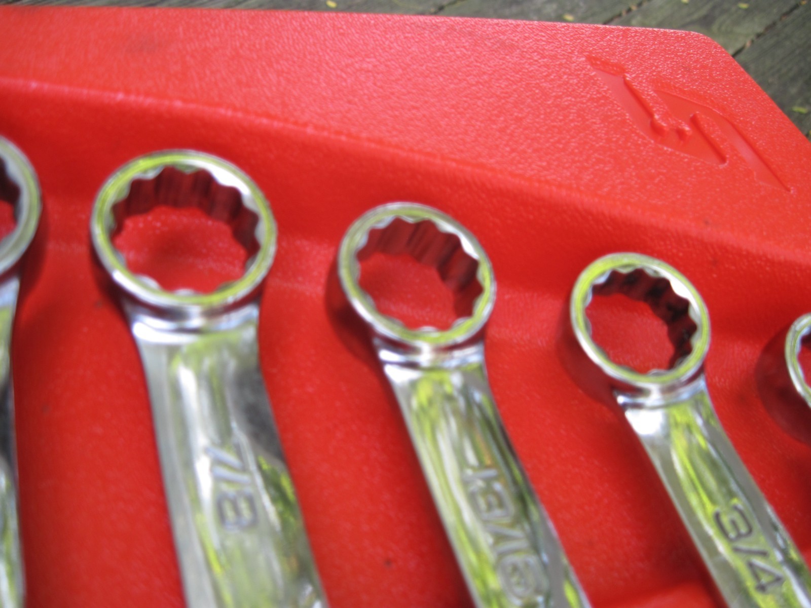 Snap On 6pc Green Handle Soft Grip Box End Wrench Set SAE XDSG606 UNUSED