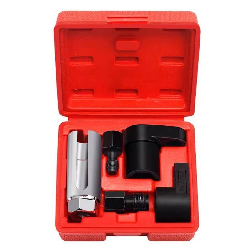 5Pc Auto Oxygen Sensor Thread Chaser Socket Vacuum Tool Remover Installer Set