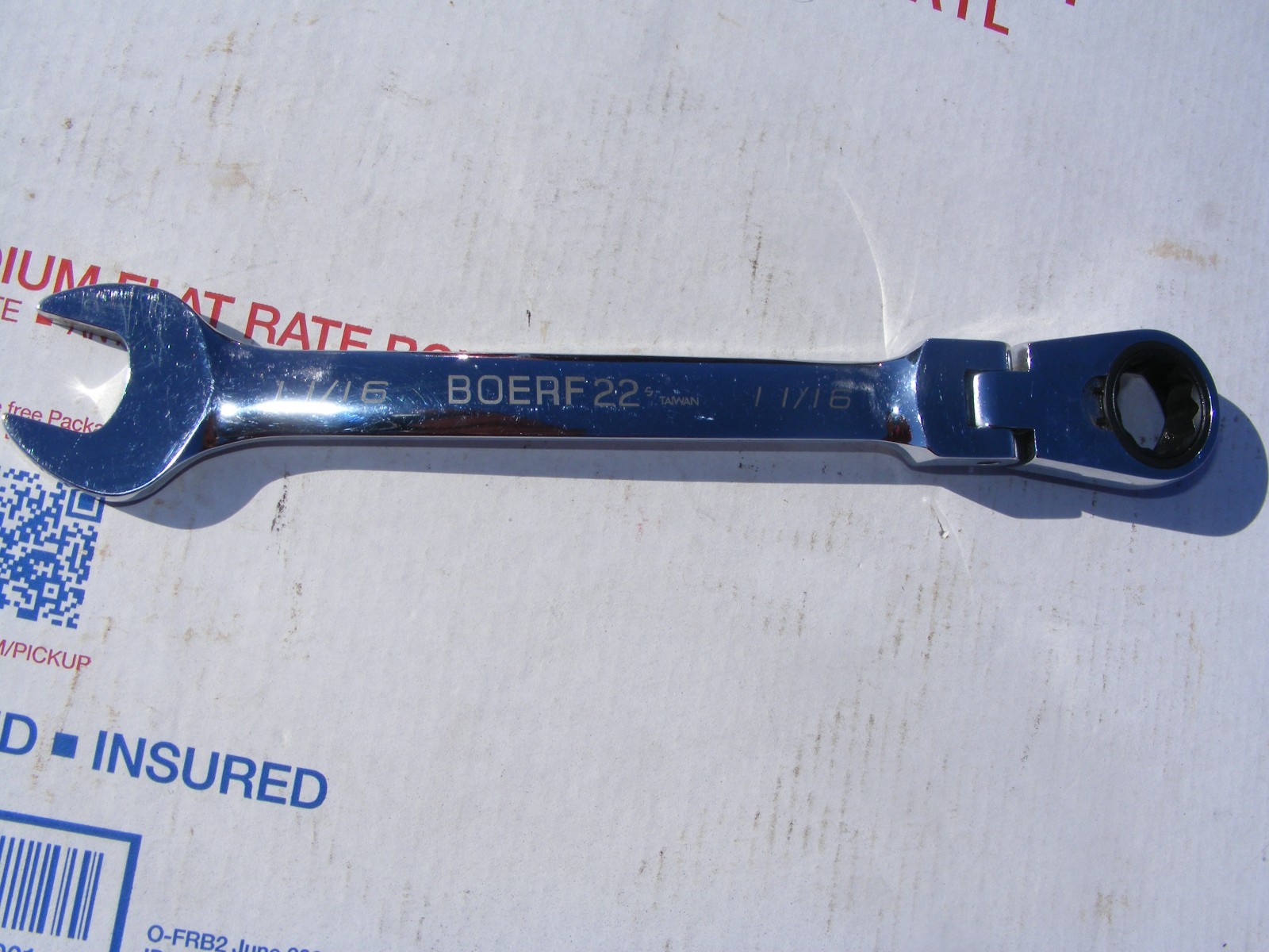 blue-point ratcheting flex head wrench boerf 22