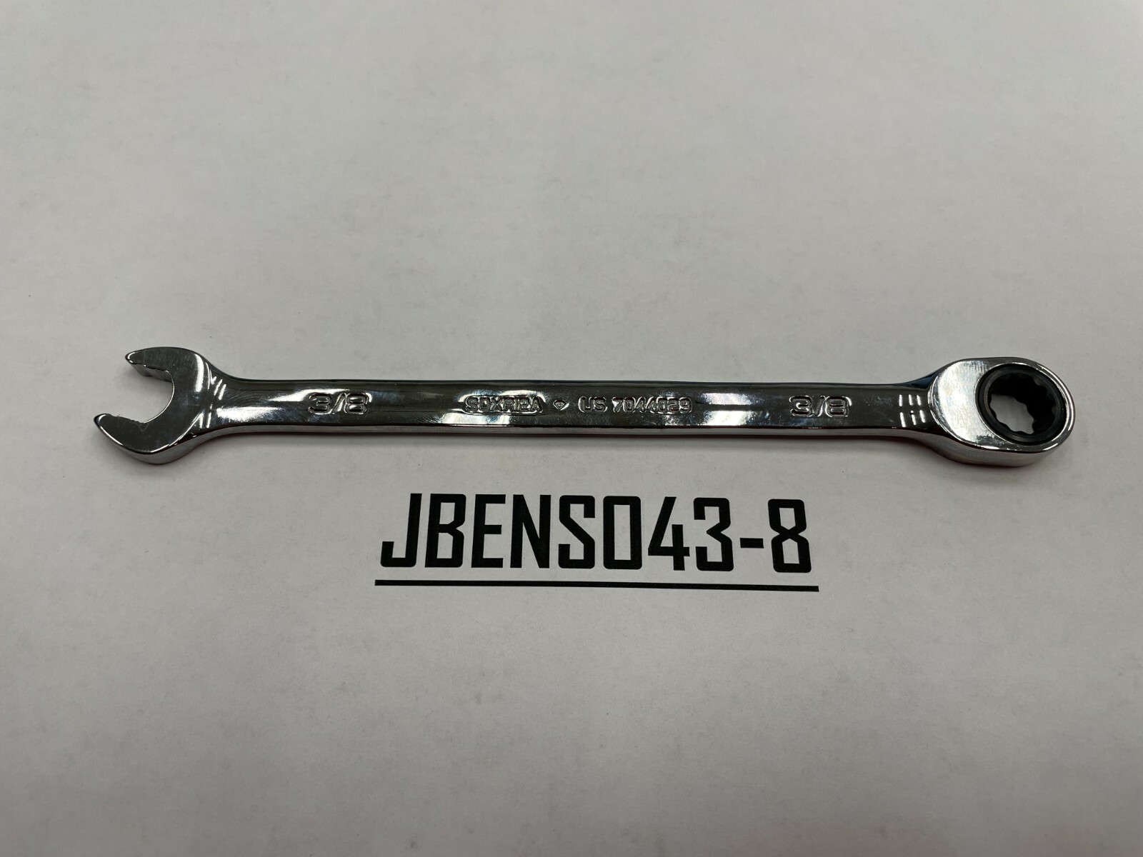 Snap-on Tools USA NEW 3/8″ SAE 0° Non-Reversing Ratcheting Combo Wrench SOXR12A