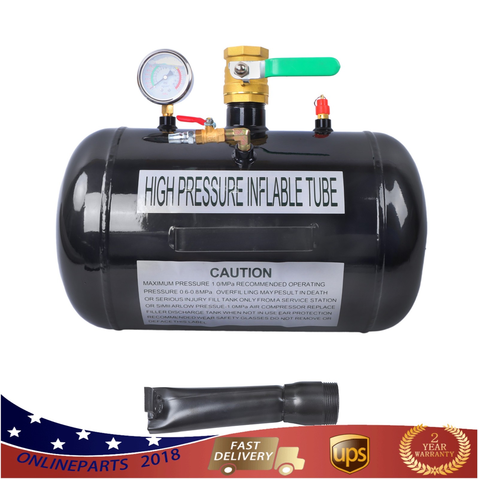 145PSI Air Tire Bead Seater Blaster Tool Seating Inflator Truck Car 5 Gallon
