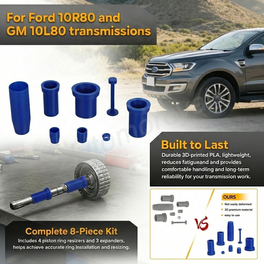 For 10R80 / 10L80 Transmission Sealing Ring Resizing Tool Kit Smoothest Resizers