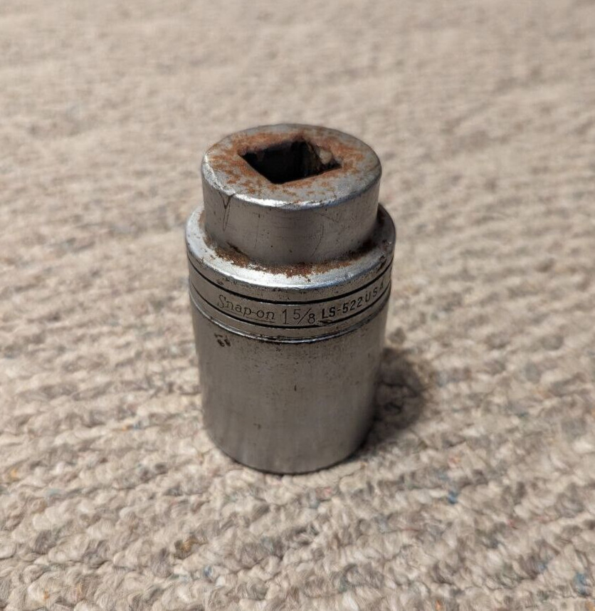 Snap-On LS-522 1-5/8″ 3/4″ Drive 6-Point SAE Chrome Deep Socket USA