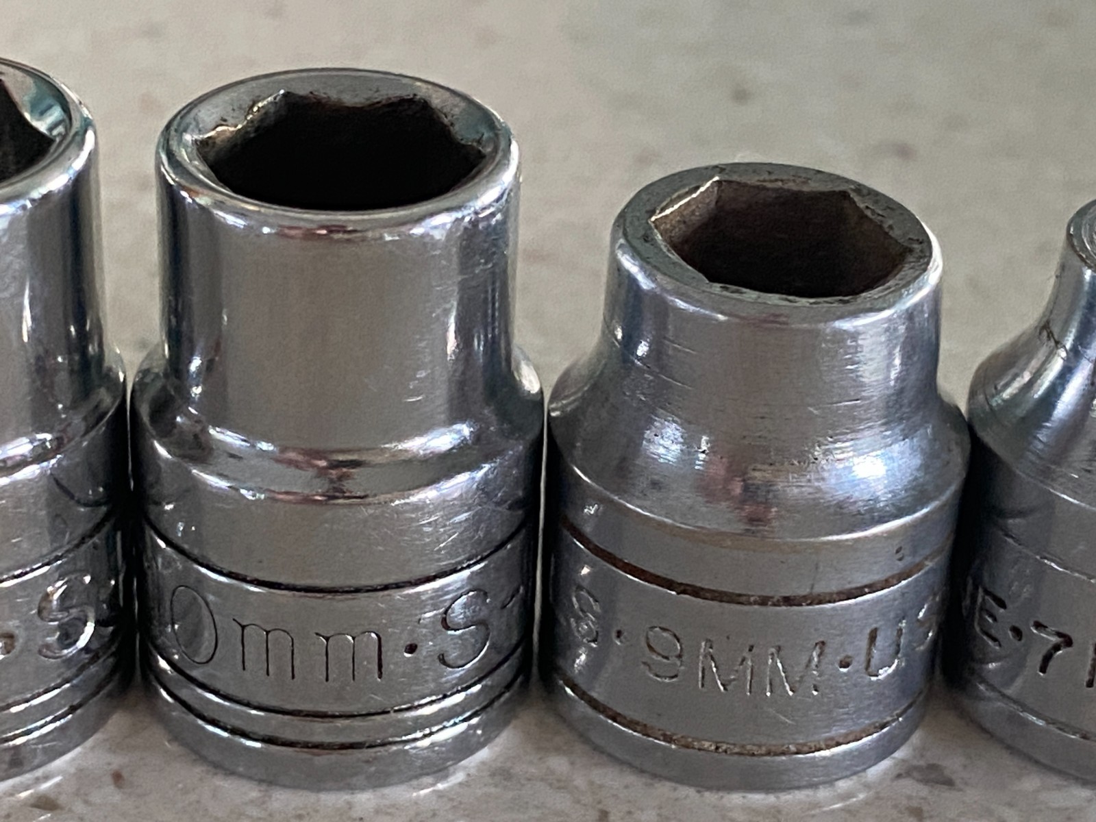 SK Tools 3/8″ Drive Shallow 6 Point Metric Socket Lot 11 Pieces