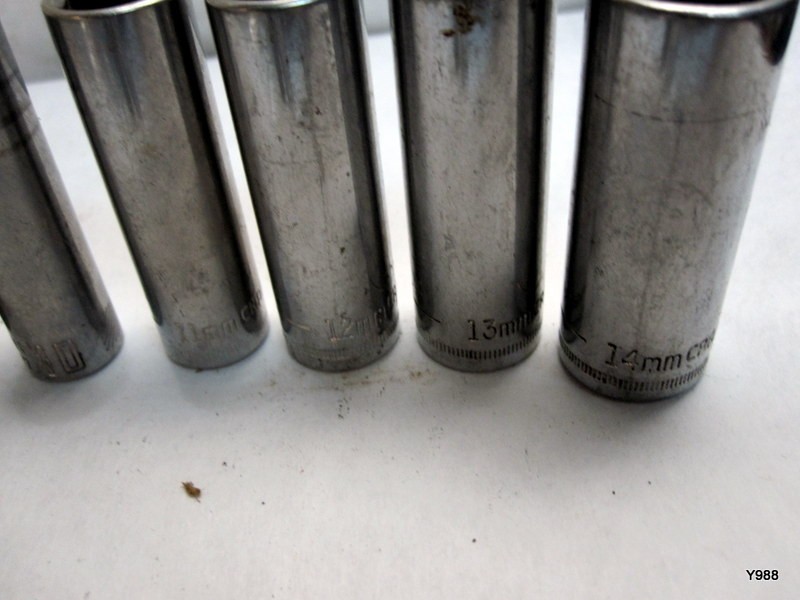 CRAFTSMAN set of 10 sockets mix lot see description