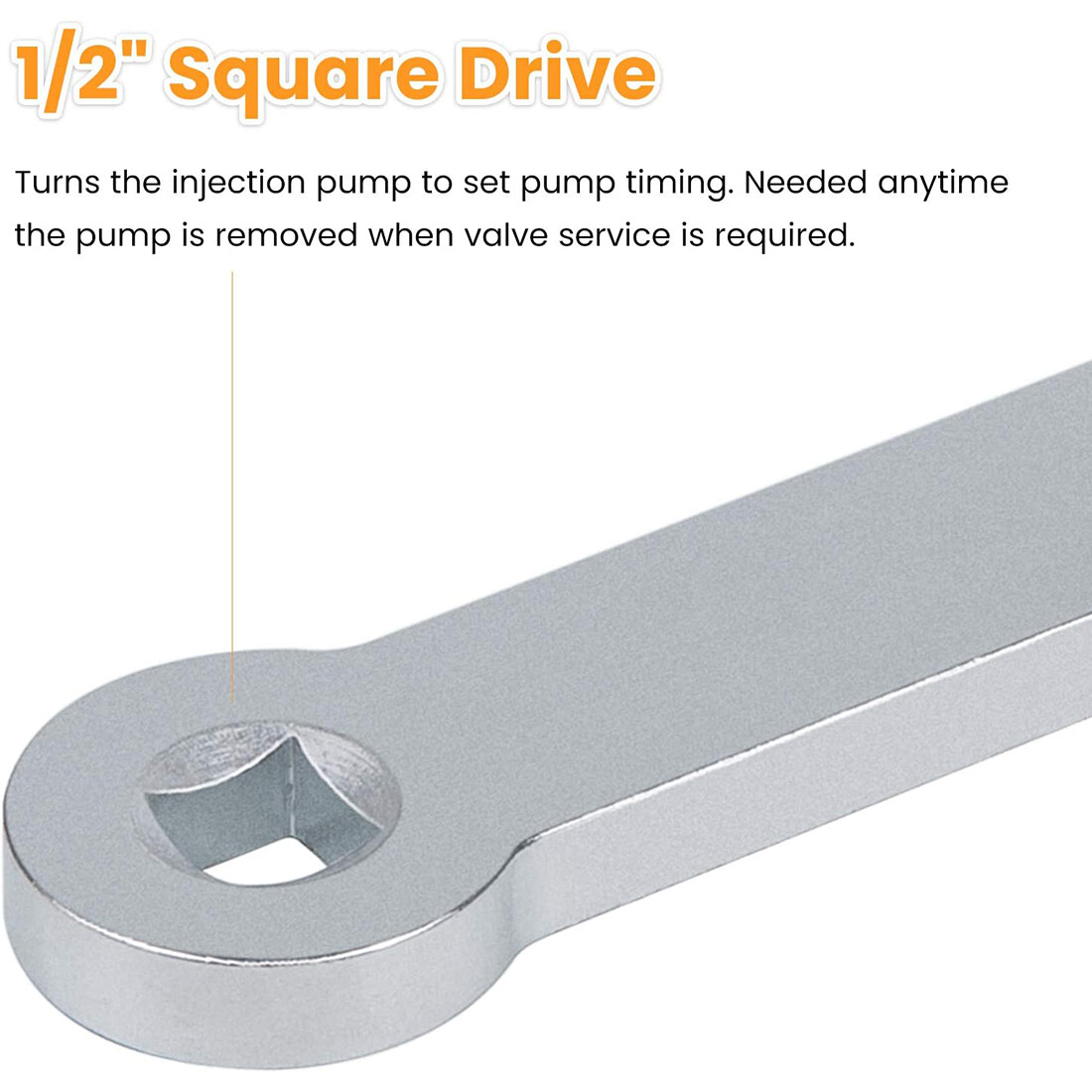 C/K G/P GM 6.2/6.5L Diesel Engine Injection Pump Tool Adjusting Wrench J-29872-A