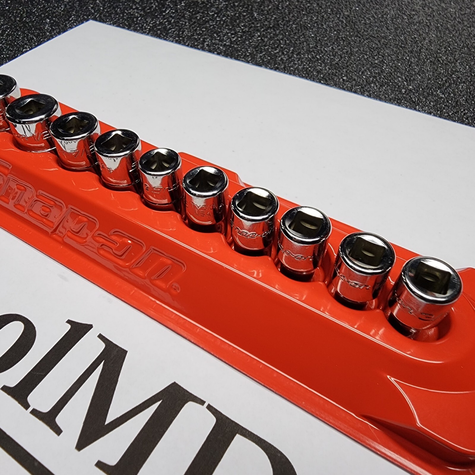 Snap-on Tools USA NEW 10pc 1/4″ Drive SAE 12-POINT Shallow Socket Set 110TMDY
