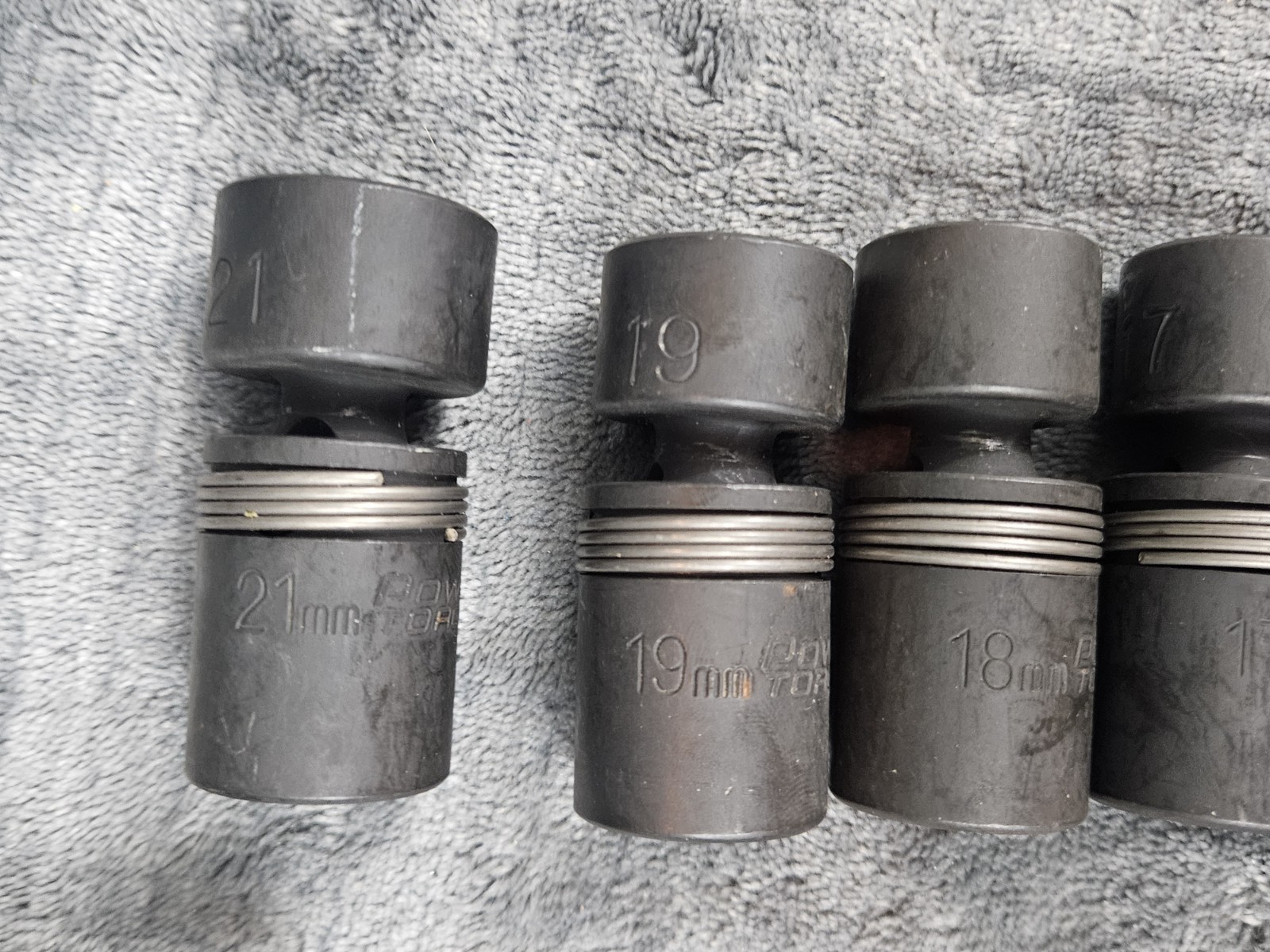 Power Torque 7 Pcs Impact Universal Socket Wrench Set
