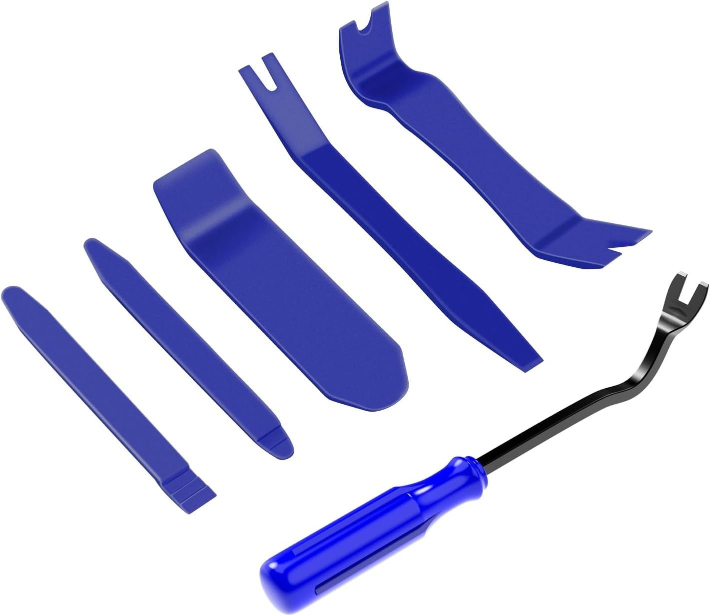 6PCS No-Scratch Auto Trim Removal Tool Kit – Ergonomic Car Repair Set in Blue